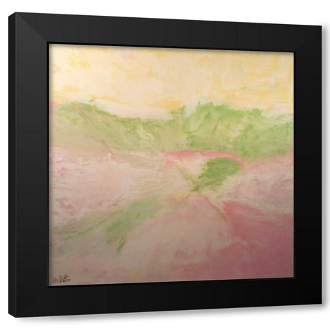 Gleaming Plains Black Modern Wood Framed Art Print by Bilotta, Barbara