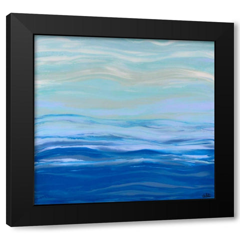 Pure Water Black Modern Wood Framed Art Print with Double Matting by Bilotta, Barbara