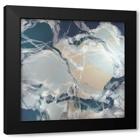 Ocean Deep Black Modern Wood Framed Art Print with Double Matting by Bilotta, Barbara