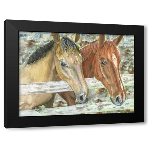 Phoenix and Sadona 600 Black Modern Wood Framed Art Print by Dyer, Beverly