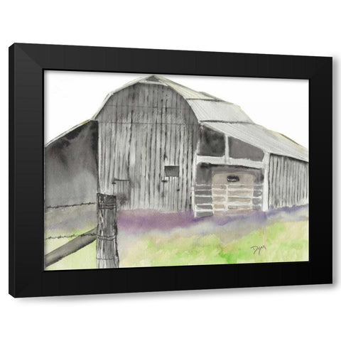 The Gray Barn Black Modern Wood Framed Art Print by Dyer, Beverly
