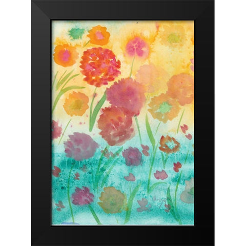 Spring Meadow II Black Modern Wood Framed Art Print by Dyer, Beverly