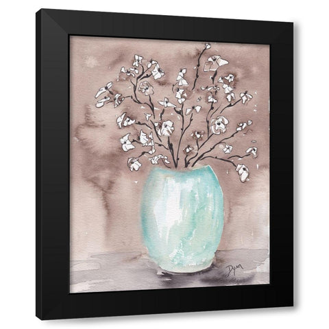 Rustic Bouquet Black Modern Wood Framed Art Print by Dyer, Beverly