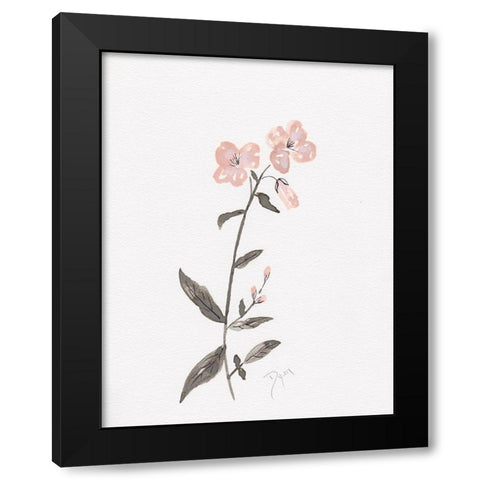 Wildflower Organics II Black Modern Wood Framed Art Print by Kimberly, Allen