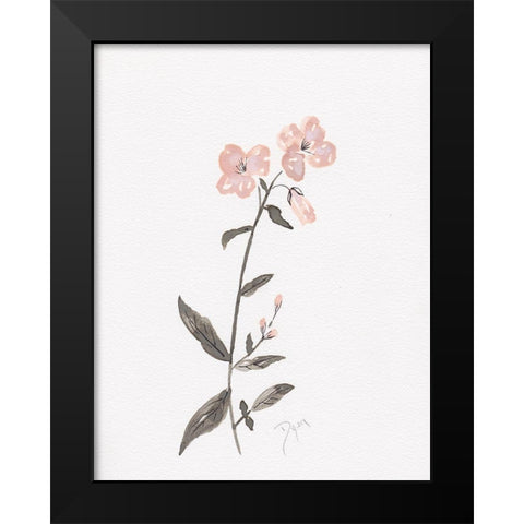 Wildflower Organics II Black Modern Wood Framed Art Print by Kimberly, Allen