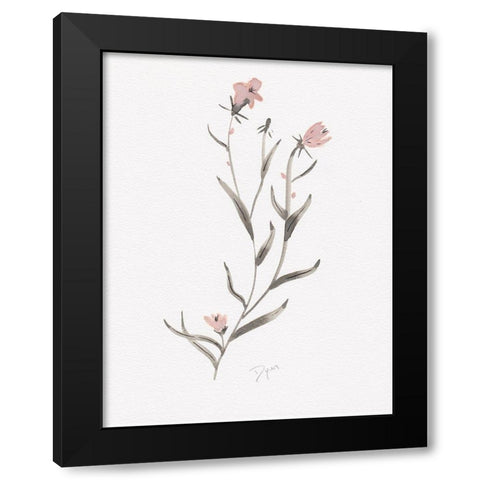 Wildflower Organics IV Black Modern Wood Framed Art Print by Kimberly, Allen