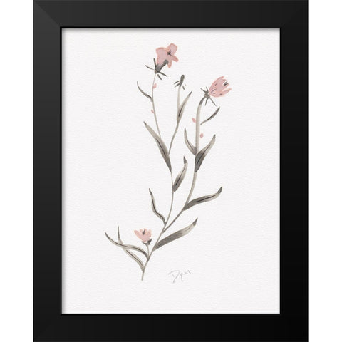 Wildflower Organics IV Black Modern Wood Framed Art Print by Kimberly, Allen