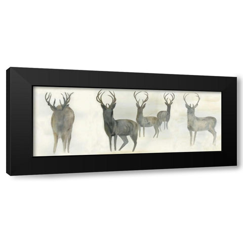 Wild Family Black Modern Wood Framed Art Print by Dyer, Beverly