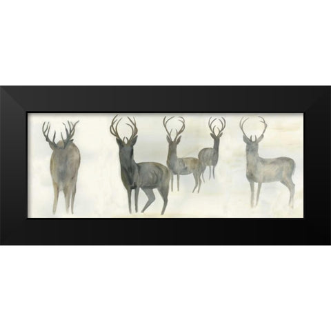 Wild Family Black Modern Wood Framed Art Print by Dyer, Beverly