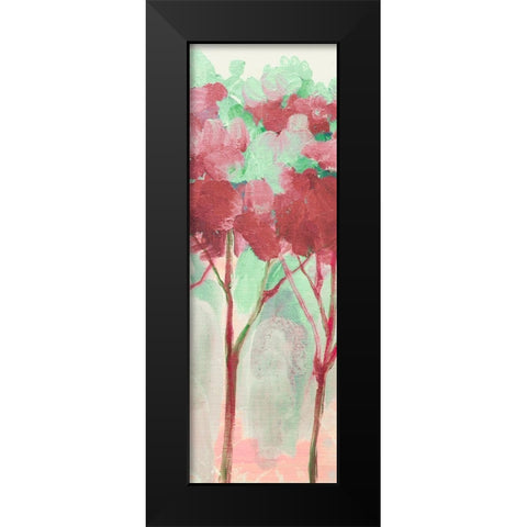 Woodhaven Forest 3 Black Modern Wood Framed Art Print by Boho Hue Studio