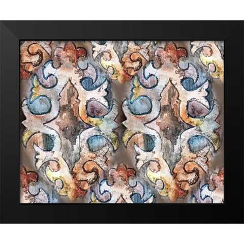 Tantamount Black Modern Wood Framed Art Print by Boho Hue Studio
