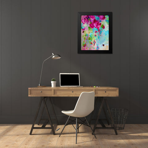 Phoenix Charmed 2 Black Modern Wood Framed Art Print by Boho Hue Studio