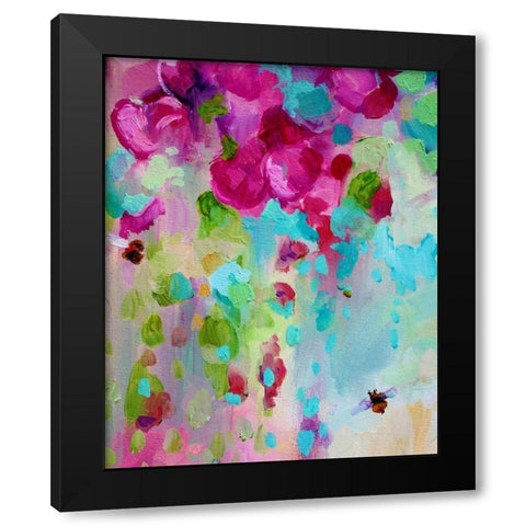 Phoenix Charmed 2 Black Modern Wood Framed Art Print by Boho Hue Studio