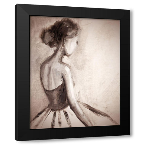 Almost Ready Sepia Close-Up Black Modern Wood Framed Art Print by Boho Hue Studio