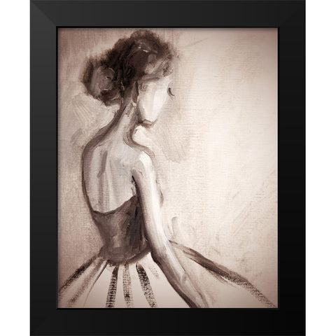 Almost Ready Sepia Close-Up Black Modern Wood Framed Art Print by Boho Hue Studio