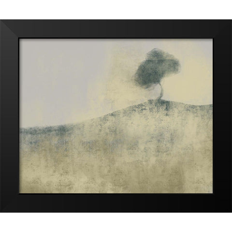 Neutral Tree Black Modern Wood Framed Art Print by Boho Hue Studio