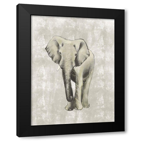 Wild Strong 4 Black Modern Wood Framed Art Print by Boho Hue Studio