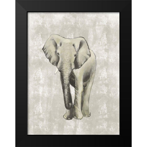 Wild Strong 4 Black Modern Wood Framed Art Print by Boho Hue Studio