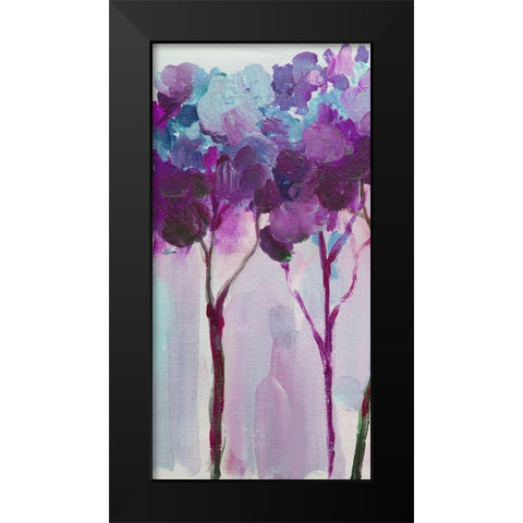 Tree 4 Black Modern Wood Framed Art Print by Boho Hue Studio