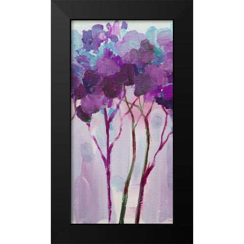 Tree 5 Black Modern Wood Framed Art Print by Boho Hue Studio