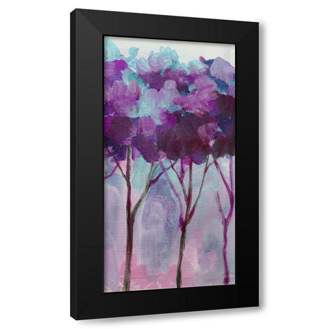 Tree 6 Black Modern Wood Framed Art Print with Double Matting by Boho Hue Studio