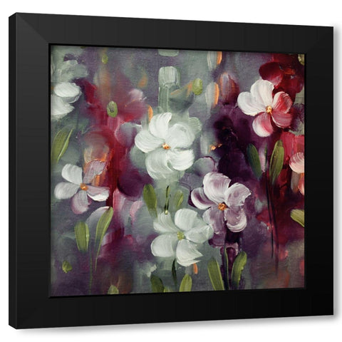Blooming Vagabond Black Modern Wood Framed Art Print with Double Matting by Boho Hue Studio