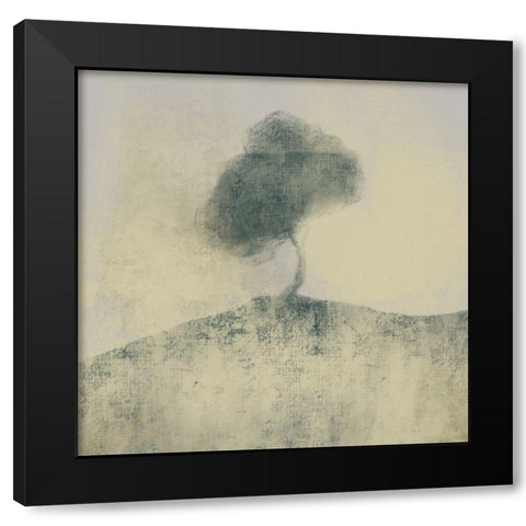 A Distant Tree Black Modern Wood Framed Art Print by Boho Hue Studio