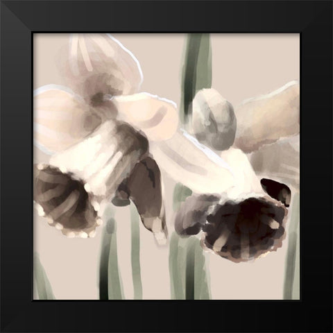 Arsiss 1 Black Modern Wood Framed Art Print by Boho Hue Studio