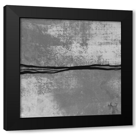 Samba BW Black Modern Wood Framed Art Print by Boho Hue Studio
