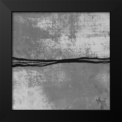 Samba BW Black Modern Wood Framed Art Print by Boho Hue Studio