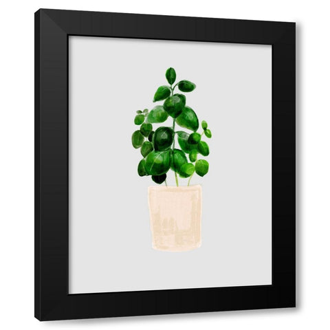 House Pot 6 Black Modern Wood Framed Art Print with Double Matting by Boho Hue Studio