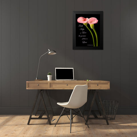 The Greatest Calla Lilies Black Modern Wood Framed Art Print by Seidman, Barry
