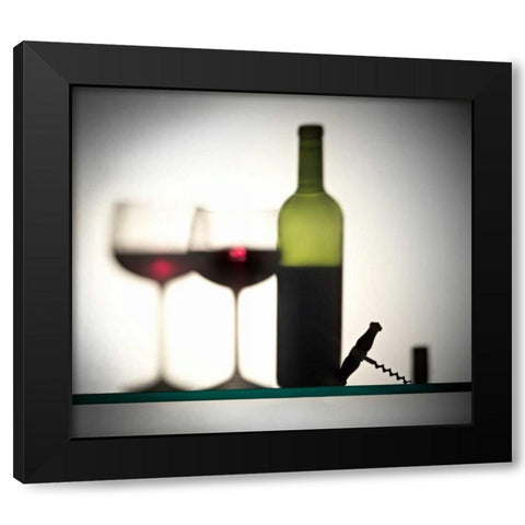 Fuzzy Still Life Black Modern Wood Framed Art Print by Seidman, Barry