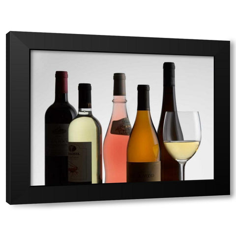 Bottle Neck 2 Black Modern Wood Framed Art Print with Double Matting by Seidman, Barry