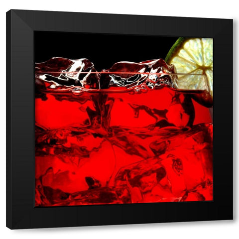 Dubonne Red Black Modern Wood Framed Art Print with Double Matting by Seidman, Barry