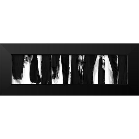 Over the Top2 Black Modern Wood Framed Art Print by Alvarez, Cynthia
