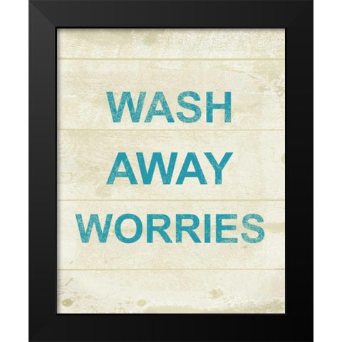 Bath 1 Black Modern Wood Framed Art Print by Alvarez, Cynthia