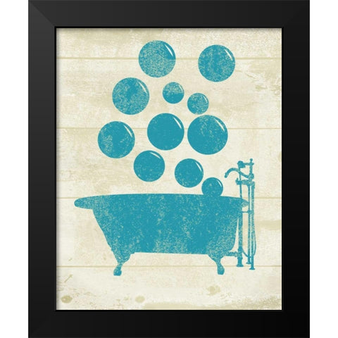 Bath 3 Black Modern Wood Framed Art Print by Alvarez, Cynthia