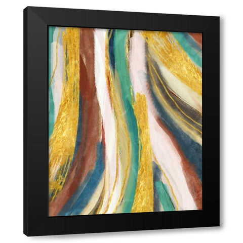 Contemp B Black Modern Wood Framed Art Print by Alvarez, Cynthia