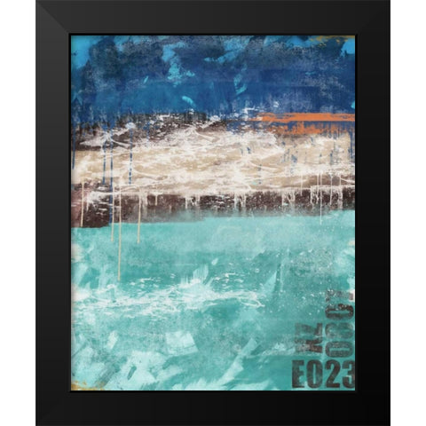 Color Mix 01 Black Modern Wood Framed Art Print by Alvarez, Cynthia