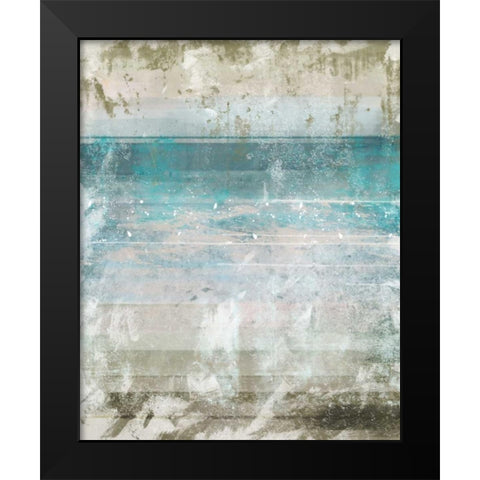 Aqua Space 1 Black Modern Wood Framed Art Print by Alvarez, Cynthia