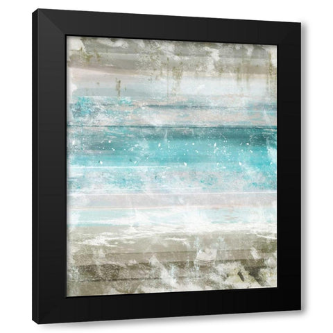 Aqua Space 2 Black Modern Wood Framed Art Print by Alvarez, Cynthia