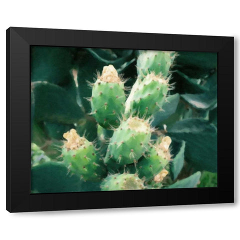 Sharp Needles Black Modern Wood Framed Art Print by Alvarez, Cynthia