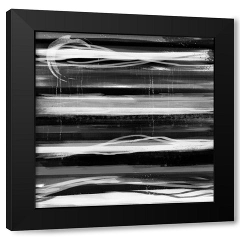 Toward the Line 2 Black Modern Wood Framed Art Print by Alvarez, Cynthia