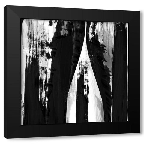 Darkness Reigns II Black Modern Wood Framed Art Print with Double Matting by Alvarez, Cynthia
