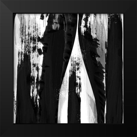 Darkness Reigns II Black Modern Wood Framed Art Print by Alvarez, Cynthia