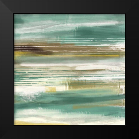 Cynthia Lines 2 Black Modern Wood Framed Art Print by Alvarez, Cynthia