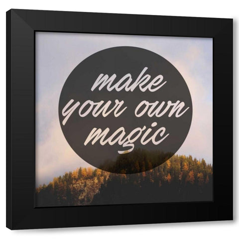 Making Magic Black Modern Wood Framed Art Print by Alvarez, Cynthia