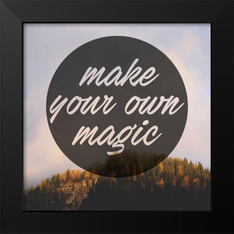 Making Magic Black Modern Wood Framed Art Print by Alvarez, Cynthia