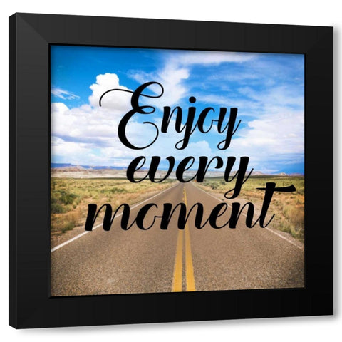 Insta E Black Modern Wood Framed Art Print with Double Matting by Alvarez, Cynthia